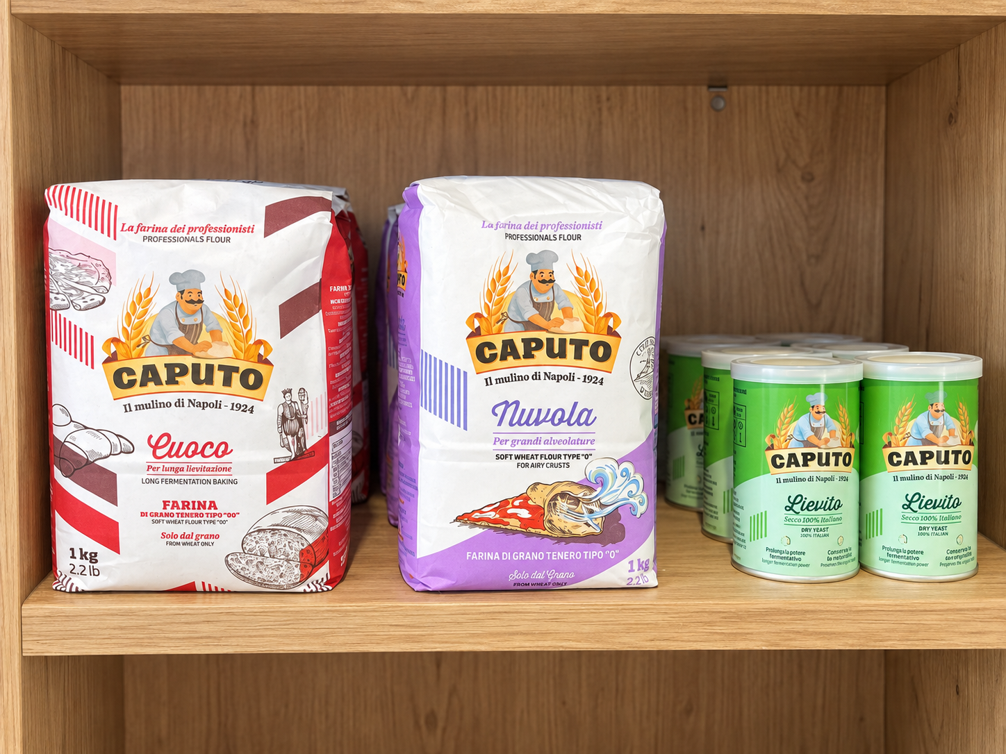 Caputo Cuoco, Nuvola und Lievito-Trockenhefe in unserem Store
